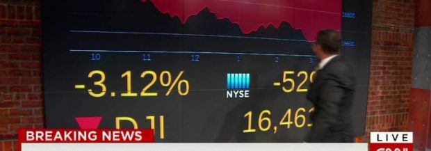 Dow closes down more than 500 points