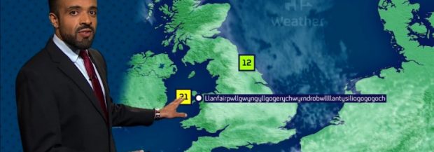 Weatherman nails town’s super long name